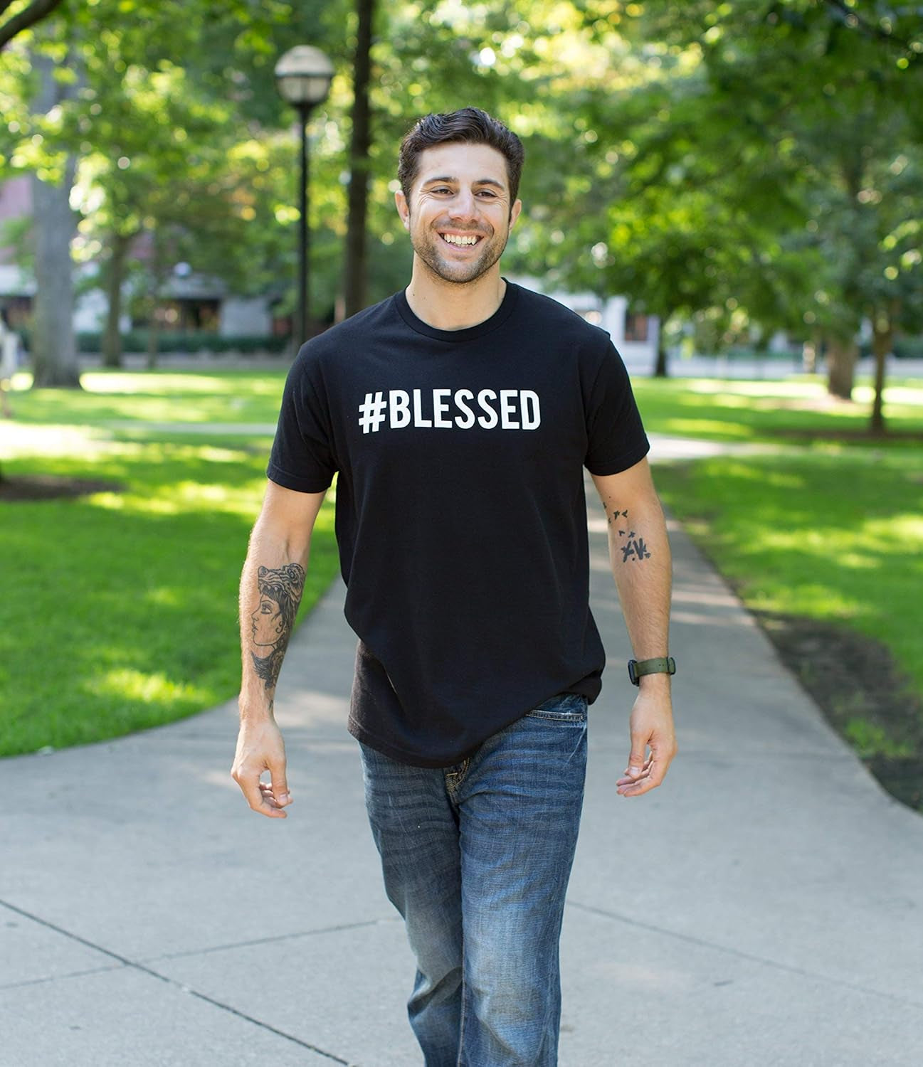 #Blessed | Christian Humor, Humble Hash Tag Twitter Good Life Unisex T-Shirt